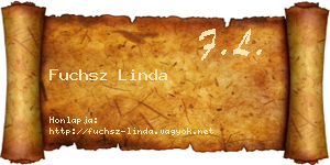 Fuchsz Linda névjegykártya